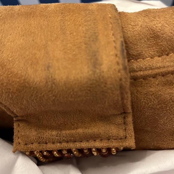 Glow by JLO Tan Bag with Beads on Snap Closure - Picture 12 of 12